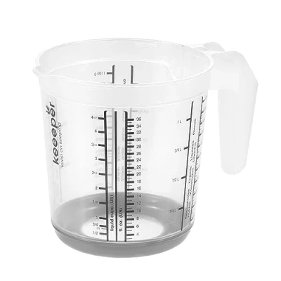 Afbeelding van keeeper Maatkan met antislipfunctie, 500 ml, massiemo, aquamarijn