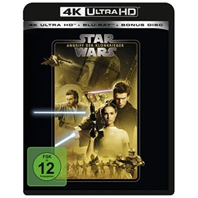 Afbeelding van Star Wars: Episode II Attack of the Clones [Blu Ray 4K]+[2xBlu Ray]
