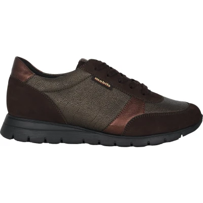 Afbeelding van Mephisto Mobils Dalilha dames sneaker bruin maat 38.5 (EU) 5.5 (UK)