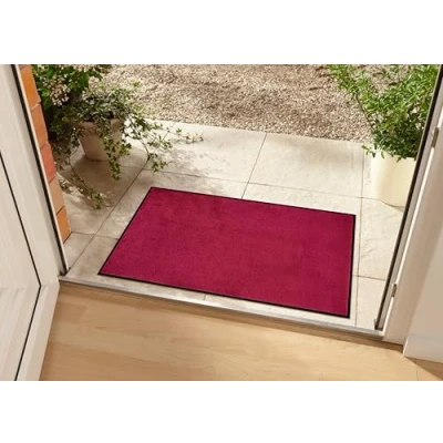 Afbeelding van Effen Deurmat Plain Wasbaar 30C Rood 80x120 Cm