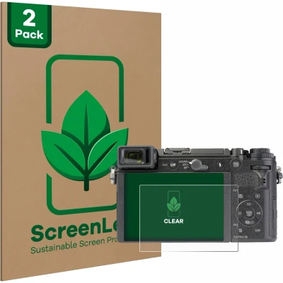 Afbeelding van ScreenLeaf Screenprotector voor Panasonic Lumix DC GX9 Duurzame schermbescherming Folie Beschermfolie transparant (2 Stuks)