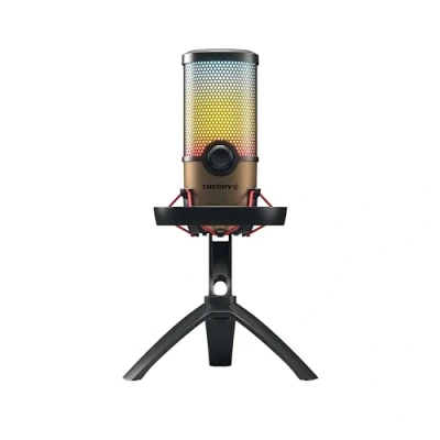Afbeelding van CHERRY UM 9.0 PRO RGB, Tafelmicrofoon, 24 Bit, 192 kHz, 122 dB, Bedraad, USB