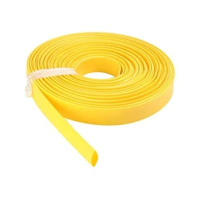 Afbeelding van Othmro PE Krimpkous 8mm Diameter 10 M Lengte 2:1 Elektrische Isolatie Buis Draad Kabel Tubing Sleeving Wrap Geel 1 STKS