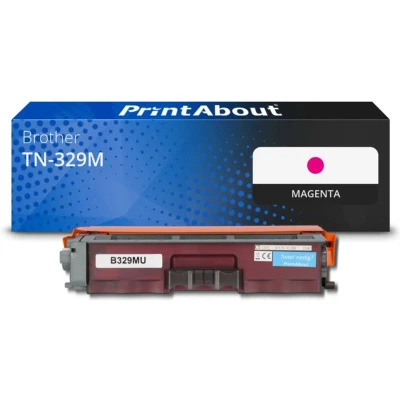 Afbeelding van Huismerk Brother TN 329M Toner Magenta Extra hoge capaciteit