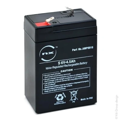 Afbeelding van Yuasa NP4 6 Loodaccu V 4 Ah Loodvlies (AGM) (b x h d) 70 106 47 mm Kabelschoen 4.8 Onderhoudsvrij