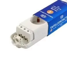 Afbeelding van Vb 41132 Tafelcontactdoos 4 Voudig + Ra Zonder Snoer Wit