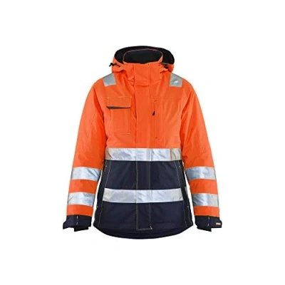 Afbeelding van Blåkläder 4872 1987 Dames Winterjas High Vis Oranje/Marineblauw maat M