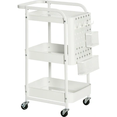 Afbeelding van HOMCOM Keukentrolley met 4 universele wielen 850 185