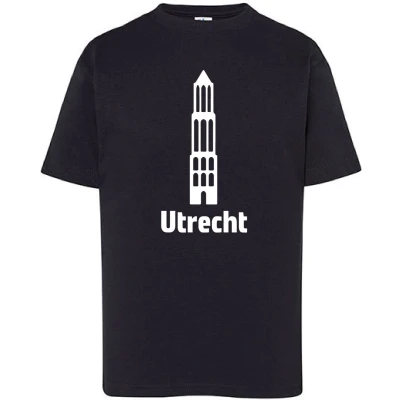 Afbeelding van Kids T Shirts Utrecht Zwart 140