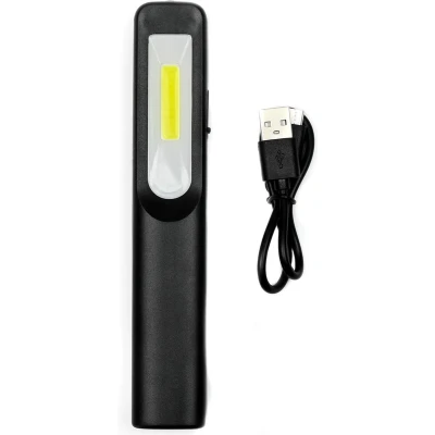 Afbeelding van Hofftech Looplamp met Zaklamp Oplaadbaar 1200 mAh 3 Watt USB Kabel