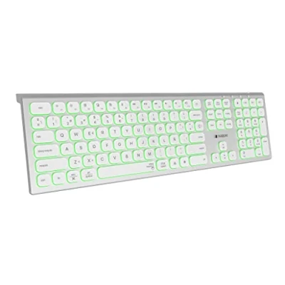 Afbeelding van SUBBLIM SUBKB 3MIE300 Bluetooth toetsenbord, QWERTY Spaans, wit,