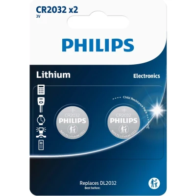 Afbeelding van Knoopcel batterijen CR2032 2 stuks verpakking