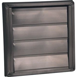 Afbeelding van Nedco rvs lamellenrooster Ø 125 mm 4 lamellen titanium