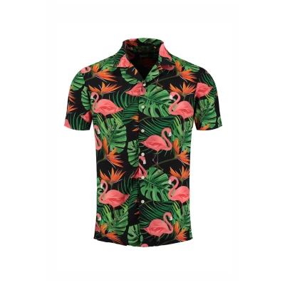 Afbeelding van Key Largo Patterned Overhemd, Heren, Maat: 3XL, Black