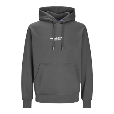 Afbeelding van Jack &amp; Jones Jorvesterbro Hoodie, Heren, Maat: XS, Iron gate