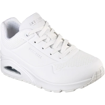 Afbeelding van Skechers Wide Fit UNO Sneakers laag, Dames, Maat: 42, White Pu