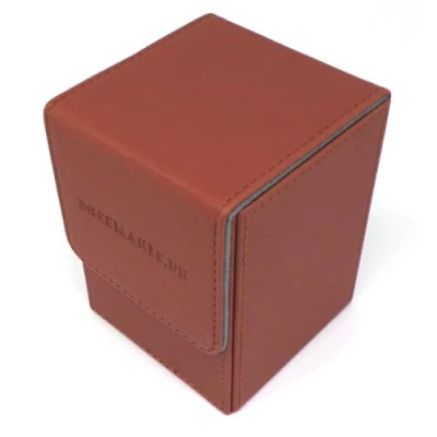 Afbeelding van Docsmagic.de Premium Magnetic Flip Box (100) Copper + Deck Divider MTG PKM YGO
