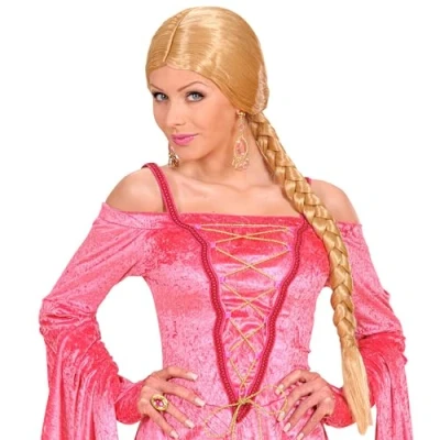 Afbeelding van Widmann Pruik, Roberta Blond Carnavalskleding Verkleedkleding
