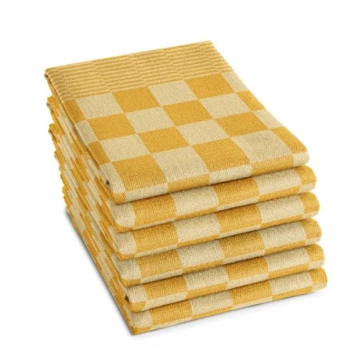 Afbeelding van Theedoek DDDDD Barbeque Ochre (set van 6)
