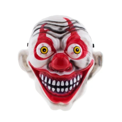 Afbeelding van Masker Clown Met Bewegende Ogen One Size Een Stuk Halloween
