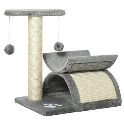 Afbeelding van PawHut Kattenboom speelboom met bal kattenkrabpaal krabboom katten D30 189 1