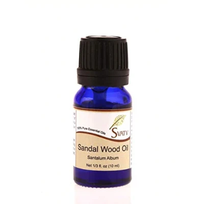 Afbeelding van SVATV SANDALWOOD Therapeutische kwaliteit etherische Olie Aromatherapie Geurende Diffuser Yoga Massage en doe het zelf persoonlijke verzorging 10ml