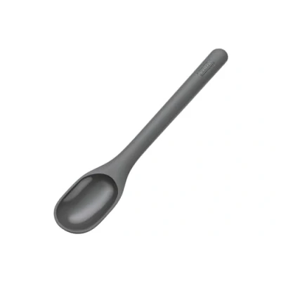 Afbeelding van Originele Kaiser Inspiration kooklepel siliconen, baklepel, roerlepel, 100% metalen kern, vaatwasmachinebestendig, hittebestendig tot 200 graden, grijs