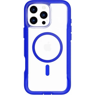 Afbeelding van Tech21 EvoPro voor iPhone 16 Pro Max Compatibel met MagSafe Impact Protection Case 21x Militaire Standaard Getest in Helder/Blauw