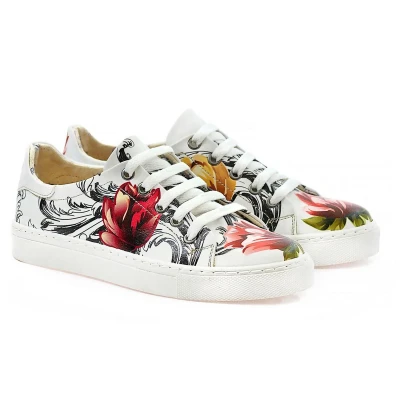 Afbeelding van GOBY Geranium Sneakers Schoenen Hoge kwaliteit Handmade Maat 37