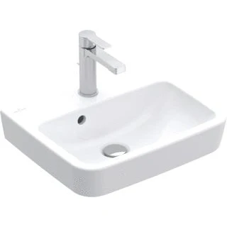 Afbeelding van Villeroy &amp; Boch O.Novo fontein hoekig wit ceramic+ (50 x 37 cm) 1