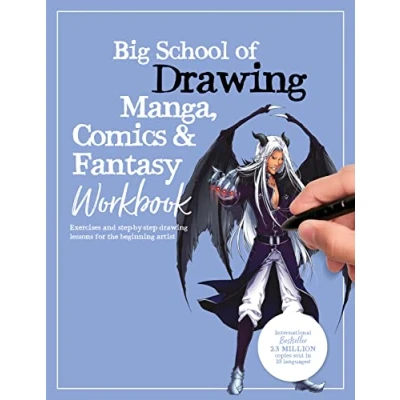 Afbeelding van Big School of drawing Manga, Comics &amp; Fantasy Workbook: Exercises and step by lessons for the beginning artist (Volume 4)