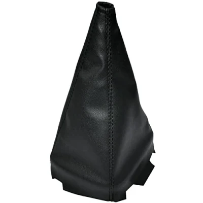 Afbeelding van AERZETIX C57778 schakelmanchet geschikt voor Citroen C1 I Peugeot 107 Toyota Aygo : vanaf 2005 Kleur: zwart kunstleer
