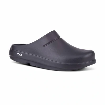 Afbeelding van Slipper OOfos Unisex OOcloog Matte Black Schoenmaat 37