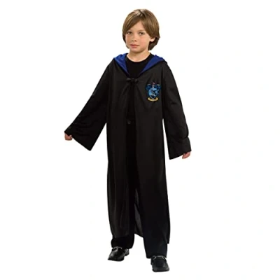 Afbeelding van Rubies Harry Potter Kostuum Ravenclaw Mantel Kind Blauw, Zwart XL Carnavalskleding Verkleedkleding