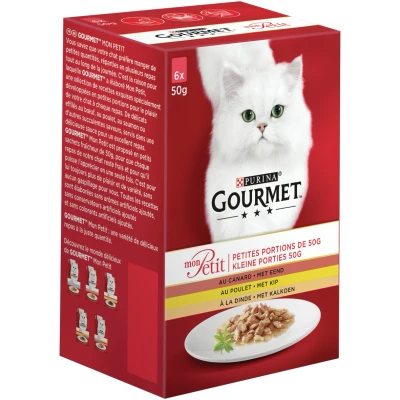 Afbeelding van 8x Gourmet Mon Petit Gevogelte 6 x 50 gr
