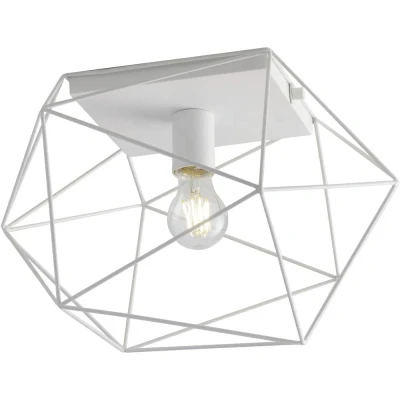 Afbeelding van ECO Light I ABRAXAS PL1 BCO Plafondlamp E27 60 W Wit