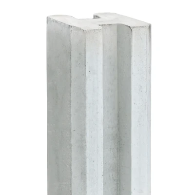 Afbeelding van Berton sleufpaal Reest wit/grijs tussenmodel 298 cm Tuindeco