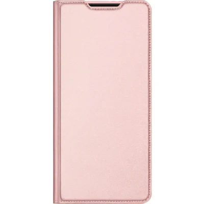 Afbeelding van Samsung Galaxy S21 Plus Hoesje Kunstleder Dux Ducis Bookcase Rosé goud Telefoonhoesje