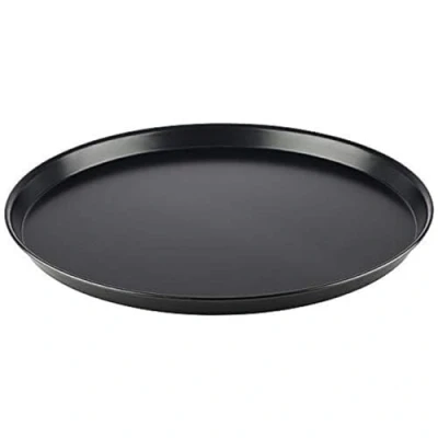 Afbeelding van APS Pizzaschotel rond Ø 50/48,4 x 2,5 cm pizzaschaal van blauwe plaat, niet gecoat, lange levensduur, voor professioneel bakken pizza&#039;s