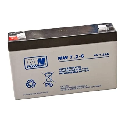 Afbeelding van MW Power MWS 7.2 6 UPS accu Sealed Lead Acid (VRLA) V 7,2 Ah