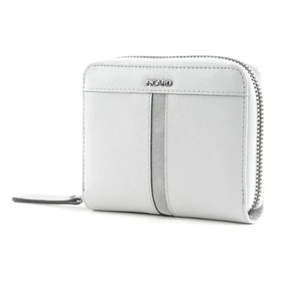 Afbeelding van PICARD Leren Portemonnee Marie 1 Zip Wallet Shark Grijs