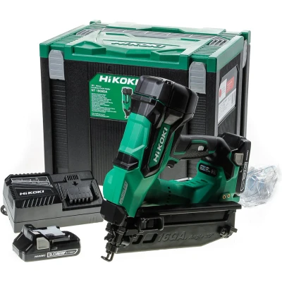 Afbeelding van HiKOKI NT1865DAWXZ 18V Li ion Accu Spijkerapparaat Set (2x 3Ah) In HSC IV