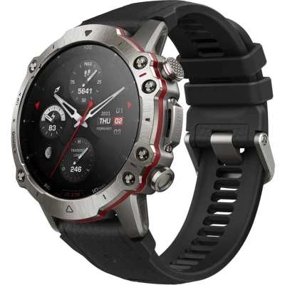 Afbeelding van Amazfit Falcon 49mm Outdoor Smartwatch mit Dual Band GPS, Smarter Sportcoach, Trainingsvorlagen, 150 Sportmodi, Saphir Display, Titangehäuse in Militärqualität, 20 ATM wasserdicht für Herren Damen