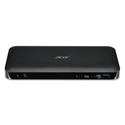 Afbeelding van Acer USB type C dock III 10/100/1000 Mbit/s Ethernet HDMI Displayport Zwart