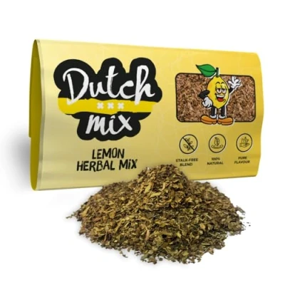 Afbeelding van Dutch Mix Citroen 30g hoogwaardige kruidenmix Natuurlijk en vrij van stengels Amsterdamse kruidenthee zoals gebruikt in koffiehuizen