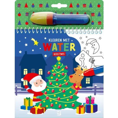 Afbeelding van Kleuren met water Kerstmis