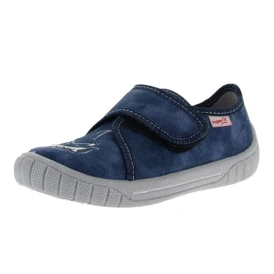 Afbeelding van superfit Bill Platte pantoffels voor jongens, Blauw 8060, 35 EU Breed