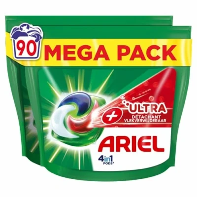 Afbeelding van Ariel 4in1 Pods Wasmiddelcapsules Ultra Vlekverwijderaar 90 stuks