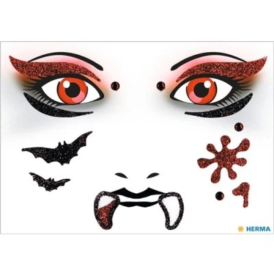 Afbeelding van Herma 15318 Face Art Stickers Vampire