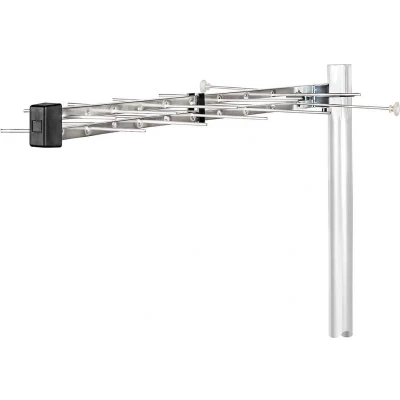 Afbeelding van Buitenantenne UHF Ontvangstbereik: ≥50 km LTE700 Versterking: 12 dB 75 Ohm Antenne lengte: 870 mm ABS / Aluminium